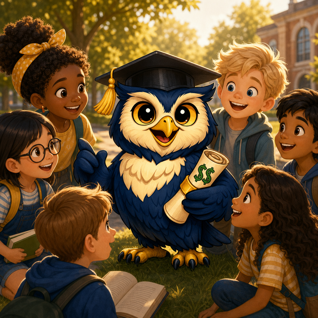 Professor Whiz with some Whiz Kids